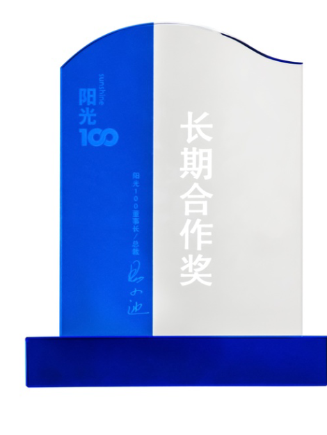 阳光100长期合作奖