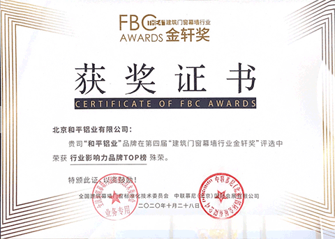 2020行业影响力品牌TOP榜
